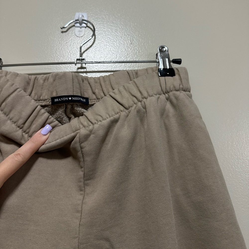 Brandy Melville Tan Sweatpants